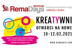 Kreatywni. Otwarci na nowe – RemaDays Warsaw 2021