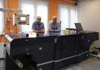 Cyfrowa maszyna Accurio Label 190 firmy Konica Minolta w drukarni Unidruk
