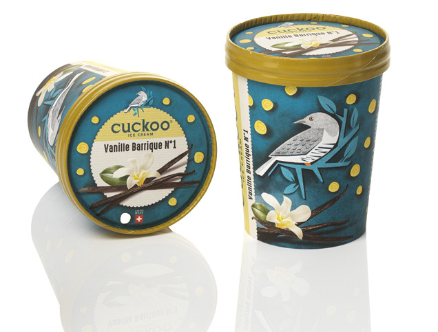 opakowanie premium na lody marki Cuckoo